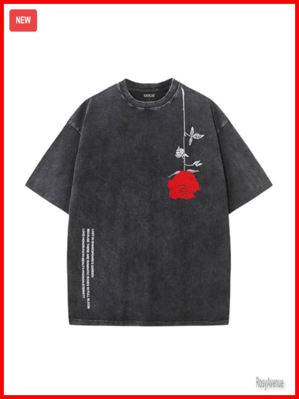 Men's 100% Cotton Oversized Graphic Tee Distressed Vintage Short Sleeve
